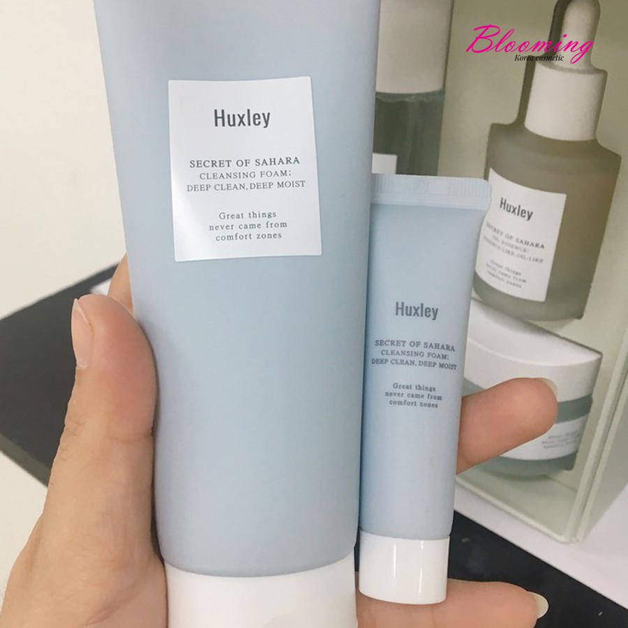 [Mini] Sữa rửa mặt dạng bọt Huxley Secret Of Sahara Cleansing Foam 10ml