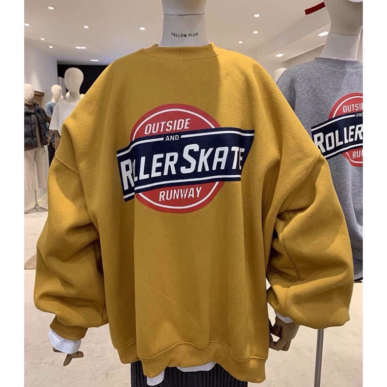 Combo tra khach si: Áo nỉ Sweater FROM thụng Unisex tay bồng In chữ OUTSIDE ĐỦ MÀU Chất lượng tốt