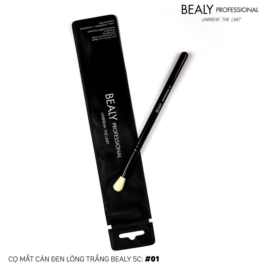 Cọ Tán Phấn Mắt Cán Đen BEALY No.01