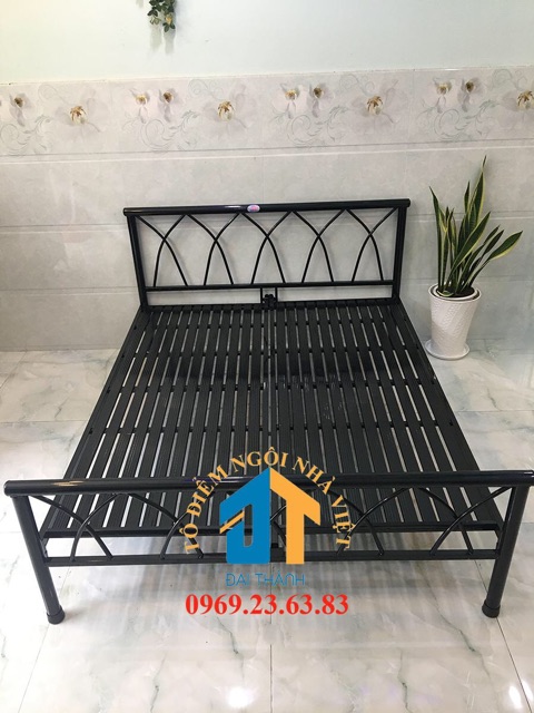 Giường sắt đơn 1m chữ u | BigBuy360 - bigbuy360.vn