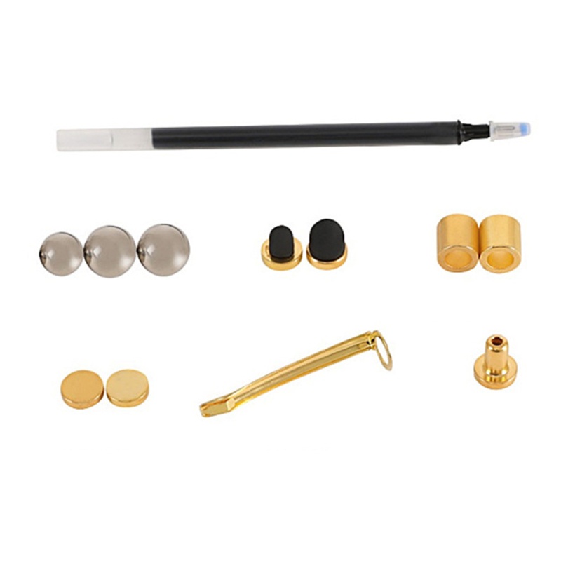 Dudu Funny Magnetic Writing Pen Metal Stylus Pen Decompression Fidget Toy Assemblable for Kid Adult Relieve Stress Tensi