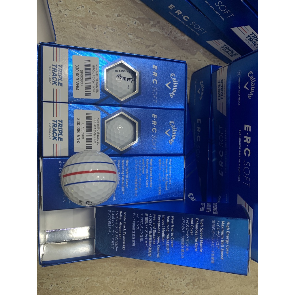 Bóng golf Callaway ERCsoft Chính hãng 100% - NEW GOLF BALL CALLAWAY