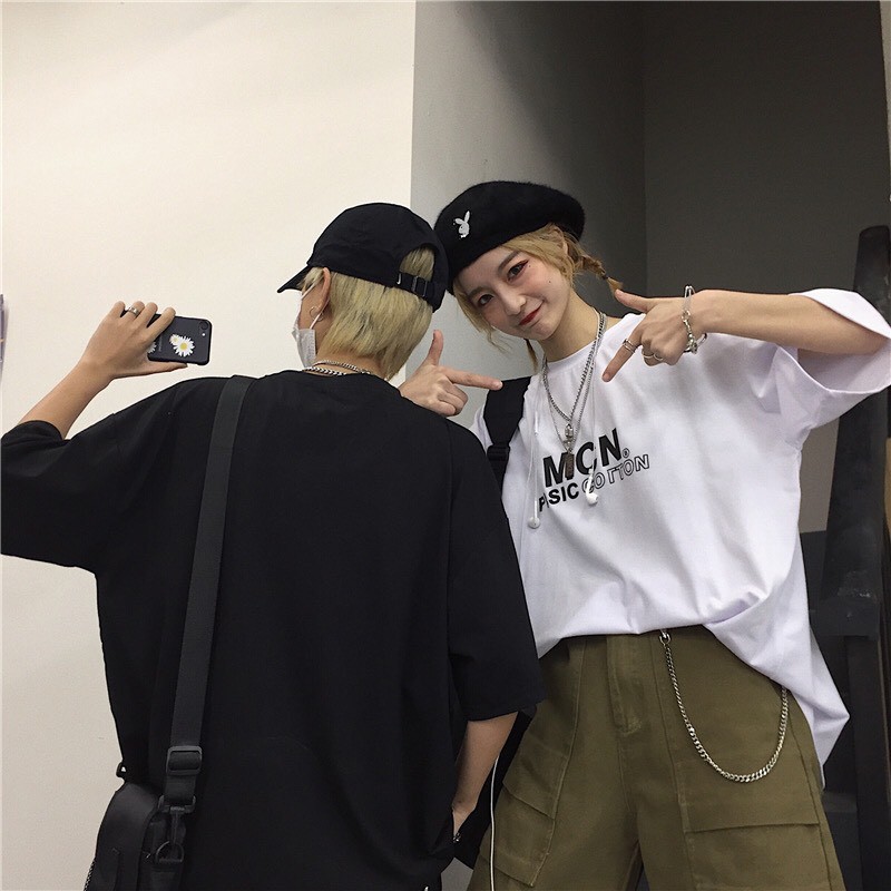 Áo thun tay lỡ CoolZ phông Unisex nam nữ Cotton oversize form rộng chữ MCN CZ038 | BigBuy360 - bigbuy360.vn