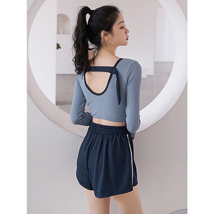Bộ Đồ Bơi Tay Dài Chống Nắng Nhanh Khô Thời Trang Cho Nữ
