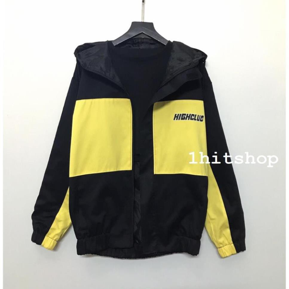 Áo khoác JACKET KAKI HIGH.CLUB. VÀNG ĐEN YB UNISEX