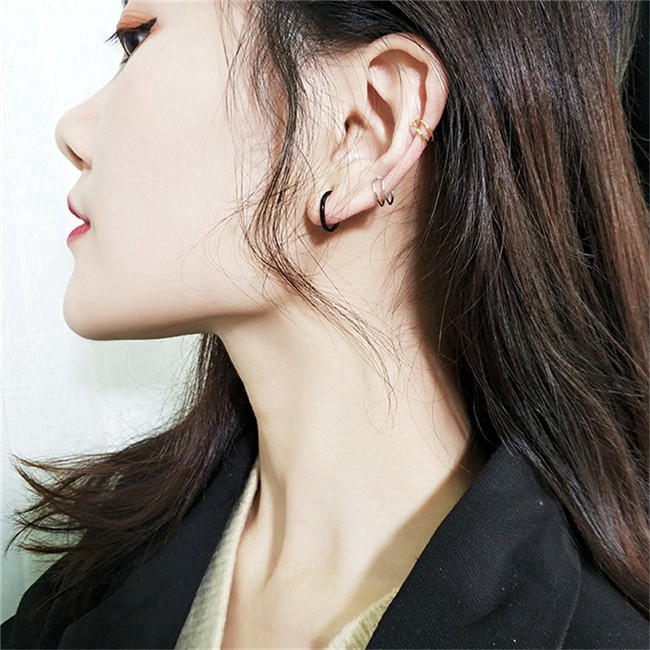 Khuyên Tai Thiết Kế Đơn Giản Cá Tính Cho Nữ