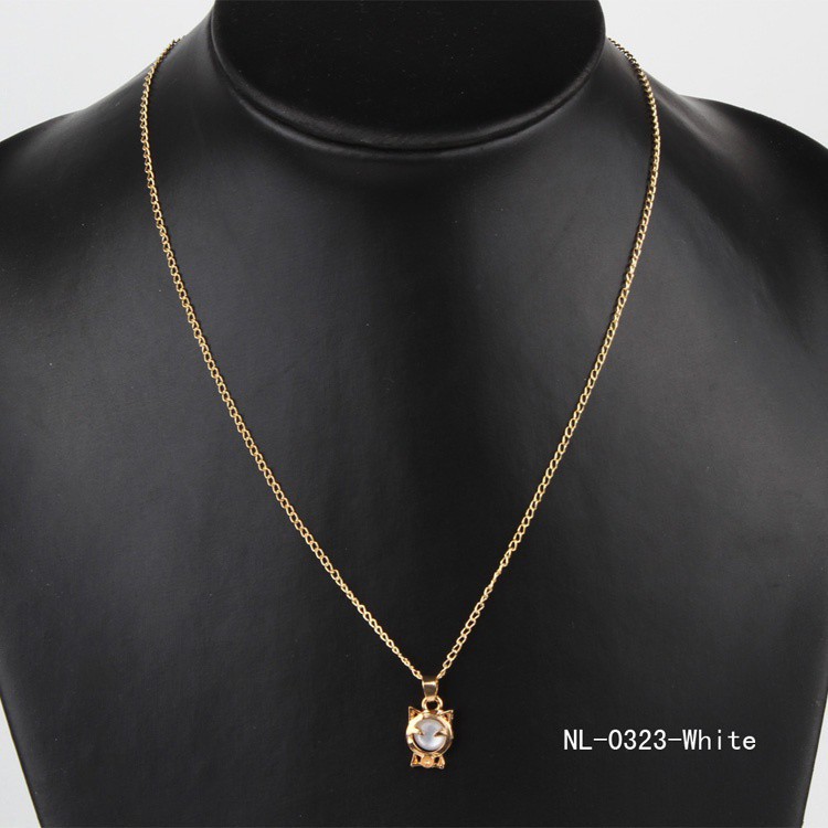 Dây chuyền hình mèo đính đá dễ thương 45cm