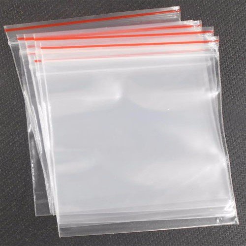 Túi zip chỉ đỏ nhiều khích thước - Túi zip chỉ đỏ loại dày gói 100gm