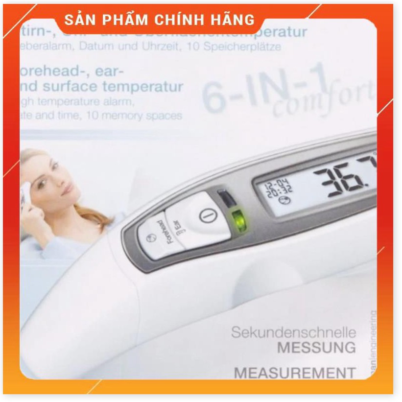 Nhiệt kế điện tử đo tai, trán Beurer FT65