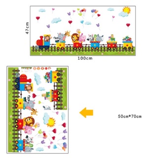 Decal trang trí tường - Xe lửa thú vui chơi