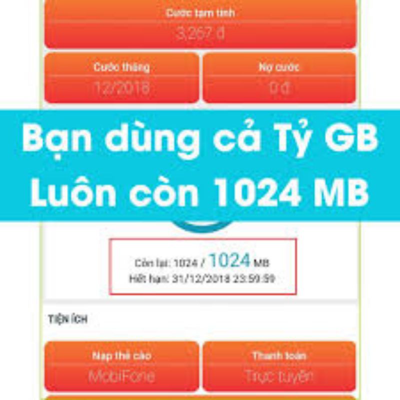 Sim mobifone VPB 51 100k/tháng có 1 tỉ GB tốc độ cao