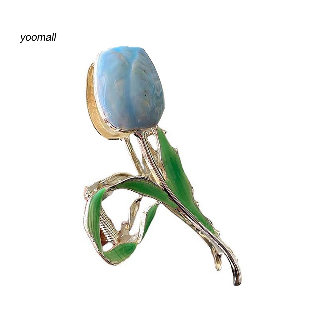 / Yo / Kẹp Tóc Kim Loại Hình Hoa Sang Trọng Thiết Kế Bó Hoa