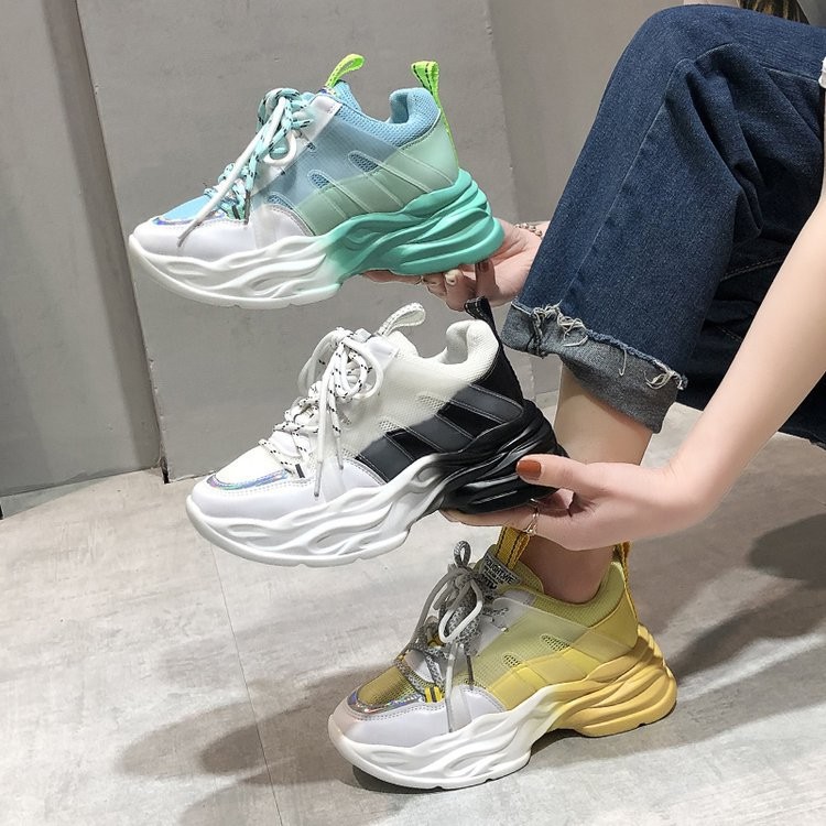 Giày thể thể thao nữ 👟Hot Trend 2020👟 Giày nữ Ulzzang kiểu dáng sneaker, đế pha 2 màu siêu đẹp phong cách cá tính G05 | BigBuy360 - bigbuy360.vn