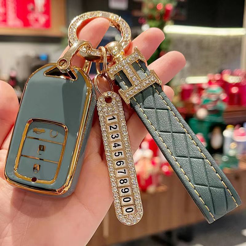 Ốp Bảo Vệ Chìa Khóa Xe Hơi Thông Minh Không Chìa Khóa Bằng TPU Cho Honda Civic CRV HRV BRV city accord 2014 to 2020