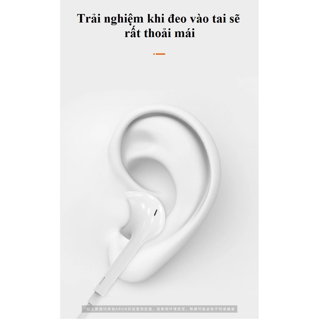 Tai Nghe Nhét Tai Kèm Mic Arun M28 Chân Type-C Super Bass, Phù Hợp Với Mọi Nhu Cầu Nghe Nhạc Gaming, EDM, Remix, Ballad