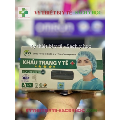 Khẩu trang 4 lớp màu đen - Trường Mạnh