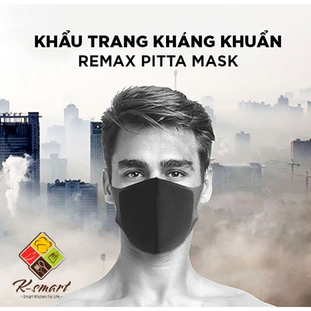 Khẩu Trang Kháng Khuẩn Thông Minh PITTA MASK REMAX | Công Cụ Phòng Chống Dịch Hiệu Quả | Khẩu Trang Công Nghệ Nhật Bản | BigBuy360 - bigbuy360.vn