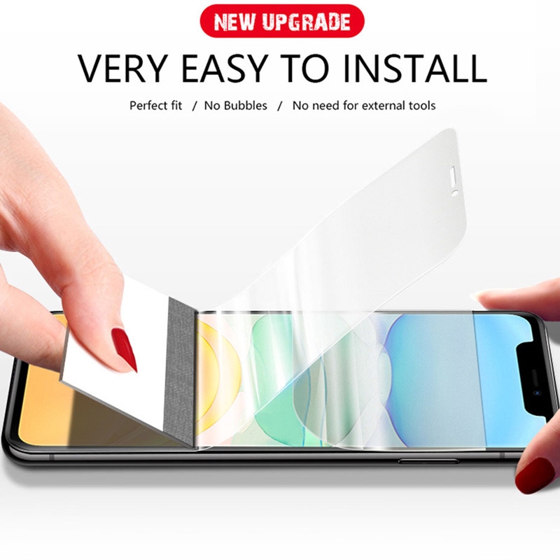 Hydrogel Film For Xiaomi Redmi 12C 10C 10A 9C 9T 9A 9 Redmi Note 11 11s 10s 9s 12Pro 10 9 8 7Pro Xiaomi 11 Lite 12 LIte 13Pro Poco M3 F3 F4 X3 Pro NFC High Definition Waterproof Phone Soft Film