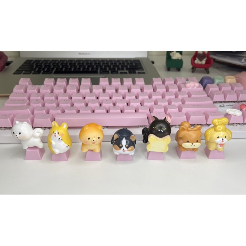 Keycap lẻ các dòng cún thú cưng trong nhà đáng yêu Nút bàn phím cơ