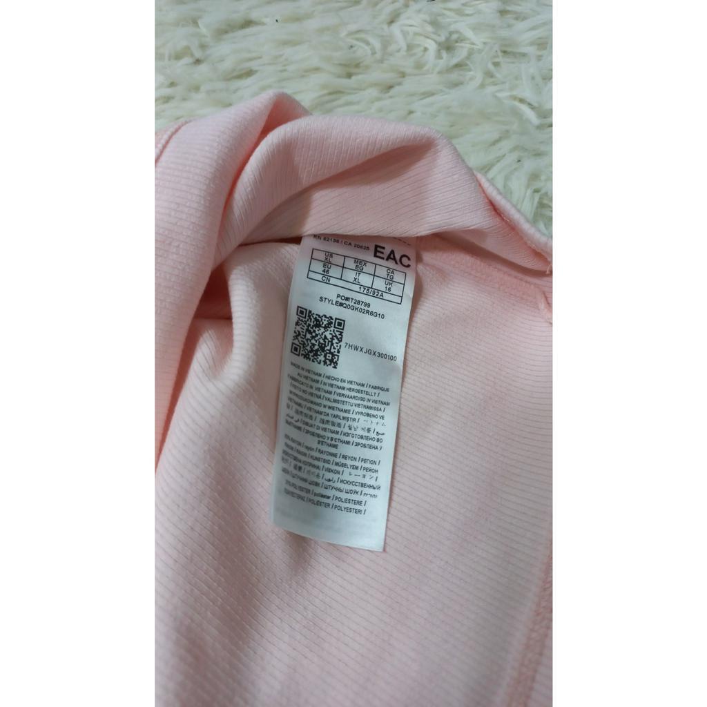 Đầm bodycon thun cotton gân xuất khẩu Guess