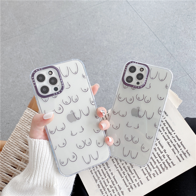 ins Nordic style art illustration for Xiaomi mi POCOM3 10T 11 Redmi 9T note9 4g note10 4G all-inclusive silicone shockproof transparent soft shell protective cover