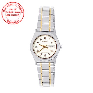 Đồng hồ casio nữ dây kim loại ltp-v006sg-9budf - chính hãng casio anh khuê