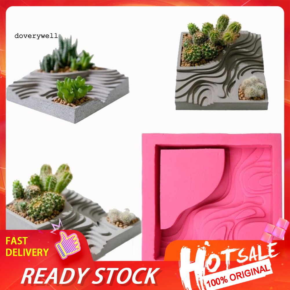 Khuôn Silicone Tạo Hình Làm Chậu Cây Cảnh Hình Quả Táo