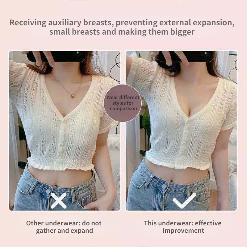 Áo Lót Nâng Ngực Không Gọng Vải Mỏng Phối Ren Quyến Rũ Dành Cho Nữ