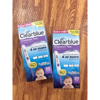 Que thử rụng trứng điện tử clearblue 4 or more 3 nấc hiển thị hộp 20 que - ảnh sản phẩm 1