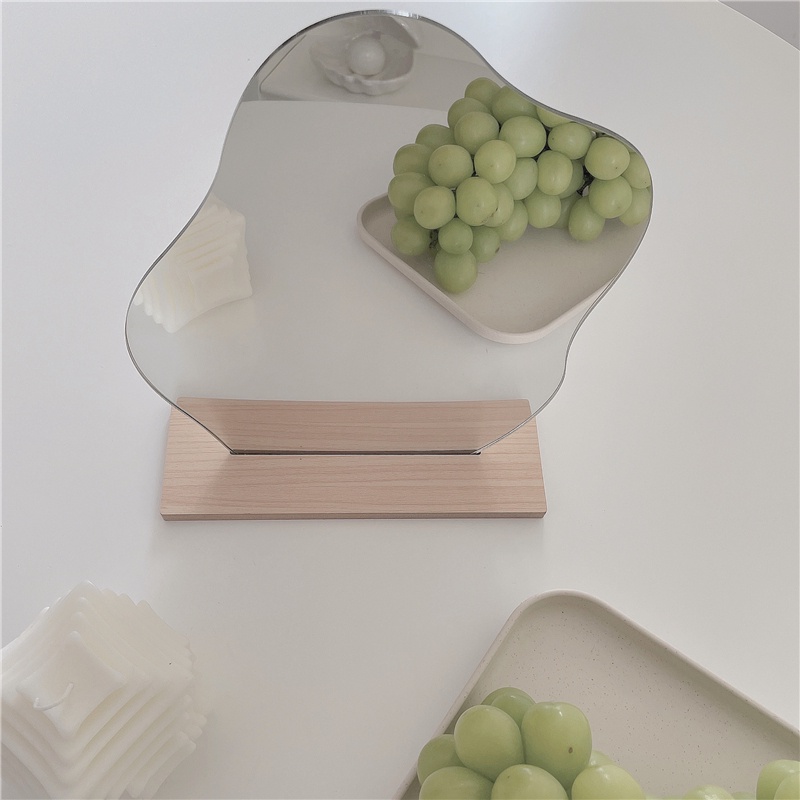 Gương để bàn bằng gỗ decor bàn học bàn trang điểm xinh xắn Cute.home