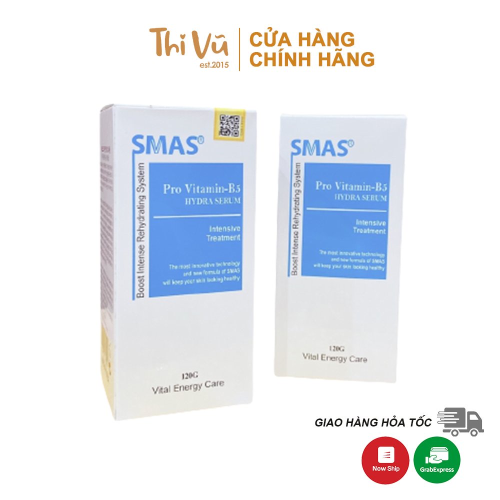 Serum Smas Pro Vitamin B5, serum cấp ẩm phục hồi da căng bóng - Thi Vũ