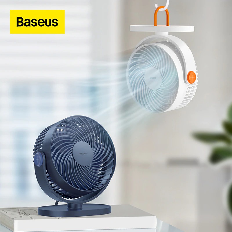 Quạt Sạc Để Bàn Baseus Serenity Desktop Fan 2000 mAh