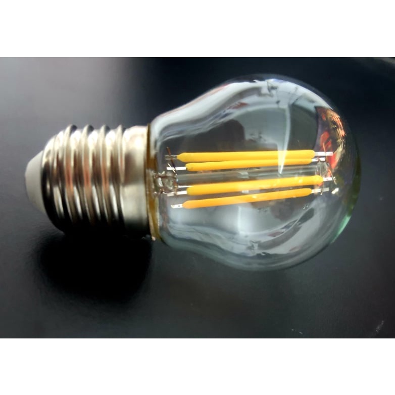 BÓNG ĐÈN LED EDISON TRANG TRÍ G45 ÁNH SÁNG VÀNG CÔNG SUẤT 4W, AN TOÀN, TIẾT KIỆM ĐIỆN