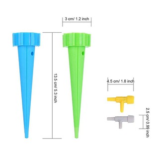 Đầu tưới nhỏ giọt tự động gắn chai nhựa 0-8L/h tưới gốc điều chỉnh được lưu lượng