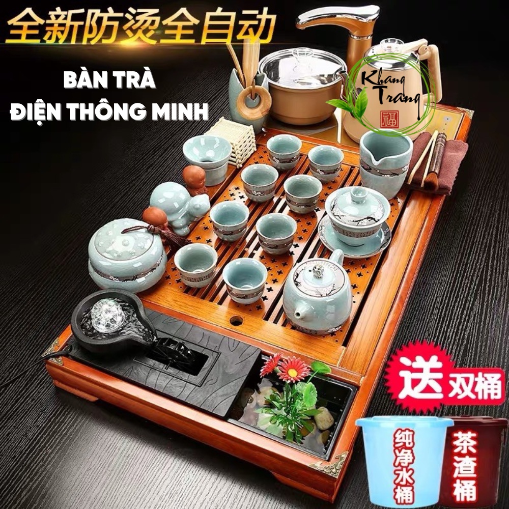 Bàn Trà Điện thông minh ⚡ SIÊU ƯU ĐÃI ⚡ Bàn trà tự động thông minh đầy đủ phụ kiện đi kèm