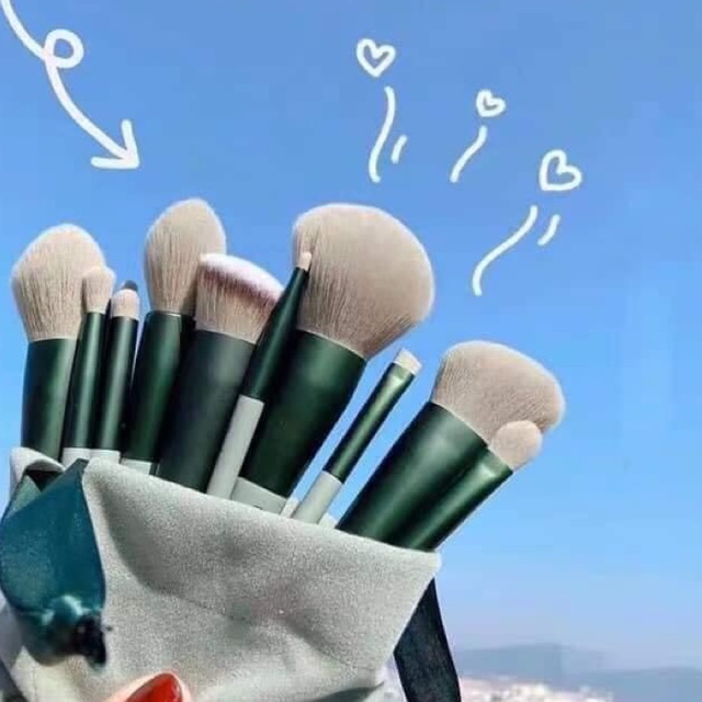 (Sẵn Hàng) BỘ CỌ TRANG ĐIỂM FIX+ 13 MÓN ( KÈM TÚI RÚT TIỆN LỢI)