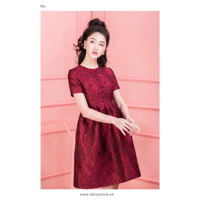 Váy gấm Daisy newtag