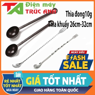 Thìa đong 10g - thìa khuấy inox 26cm - 32cm