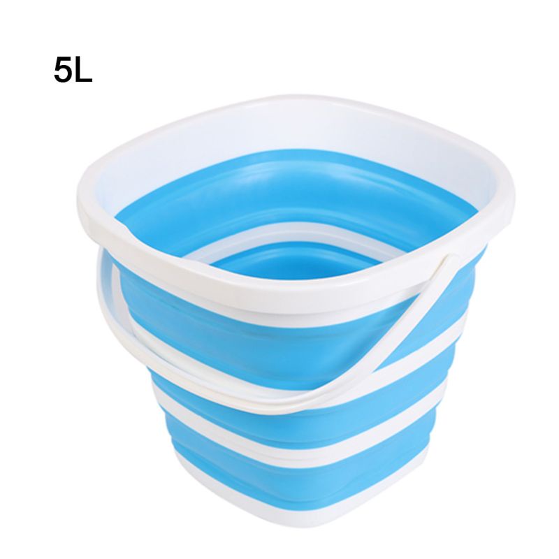 Xô Vuông 3 / 5 / 10 Có Thể Gấp Gọn Dùng Đựng Cá / Rửa Xe