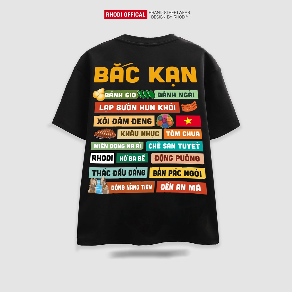Áo thun local brand RHODI phông cổ tròn tay lỡ unisex nam nữ thế hệ genz Bắc Kạn