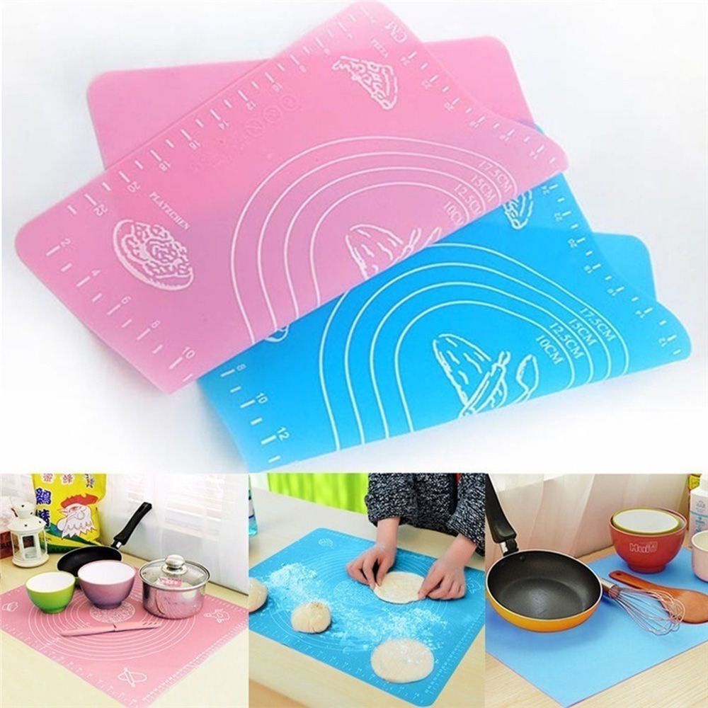 Tấm Cán Bột Silicone Chống Dính Nhiều Màu Chuyên Dụng Cho Làm Bánh
