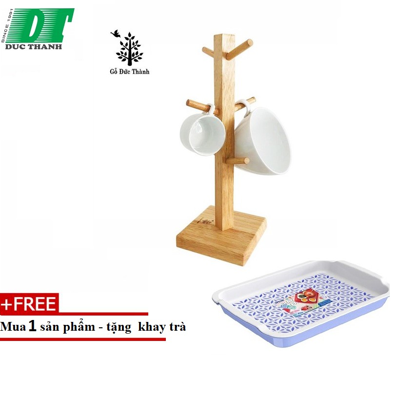 Cây treo ly thân vuông Gỗ Đức Thành 22041