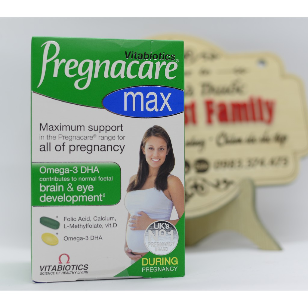 Pregnacare Max Vitamin tổng hợp, Omega 3 cho bà bầu