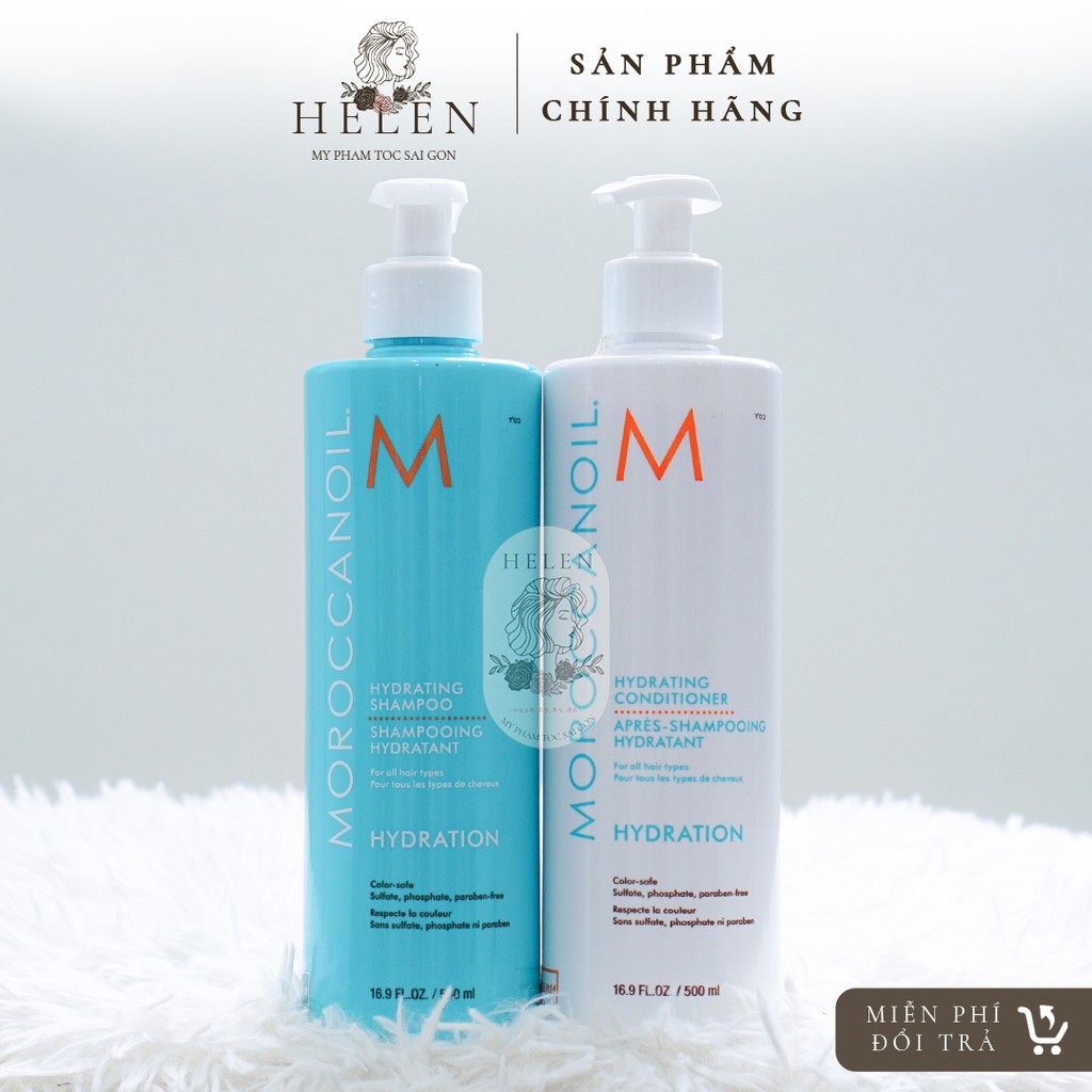 Dầu Gội Xả Dưỡng Ẩm Moroccanoil HYDRATION 💖FREESHIP💖 Phục Hồi Tóc, Chăm Sóc Tóc Chính Hãng