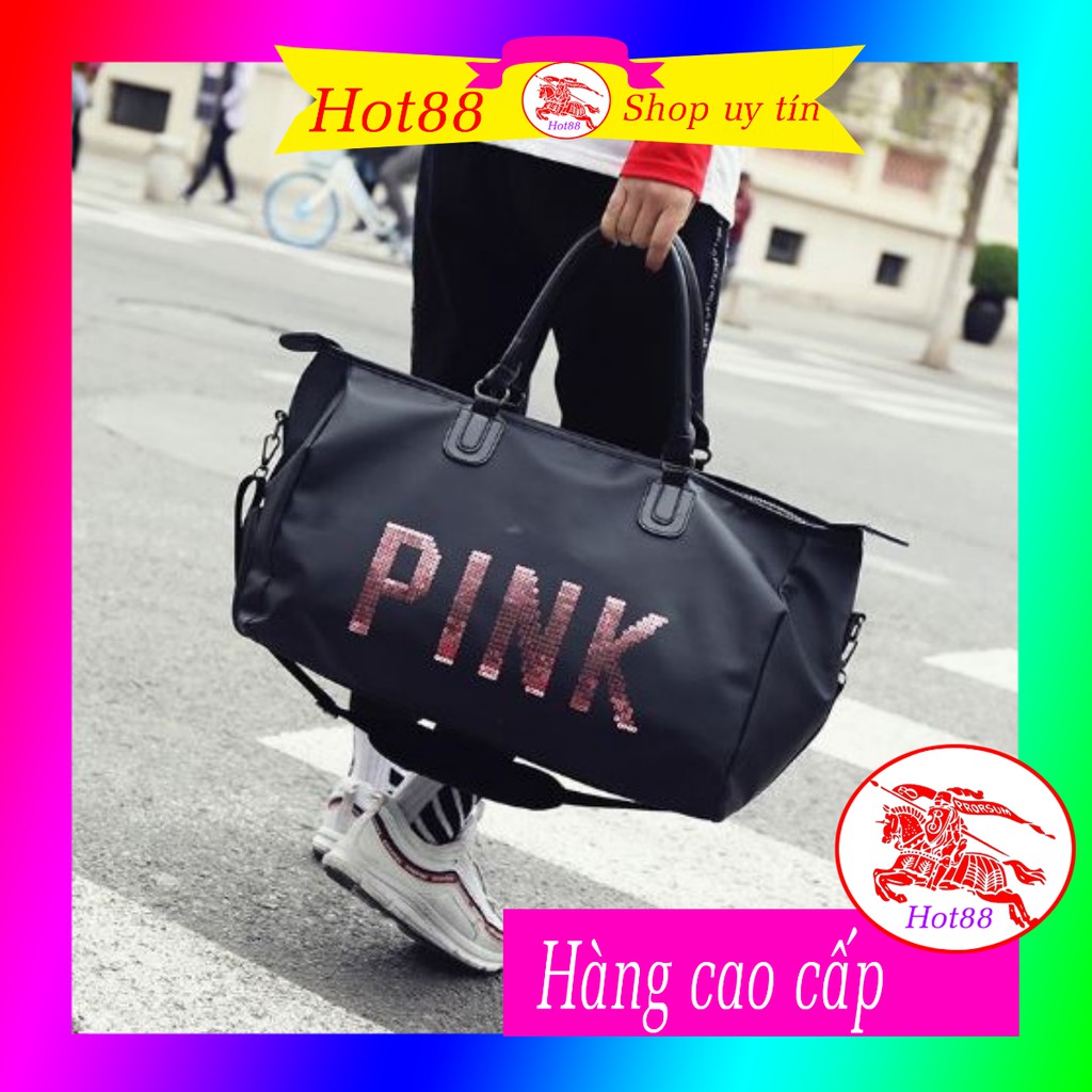 Túi Du lịch 💝 FREESHIP 50K💝 Túi Du Lịch thể thao pink size đại hàng cao cấp DL01