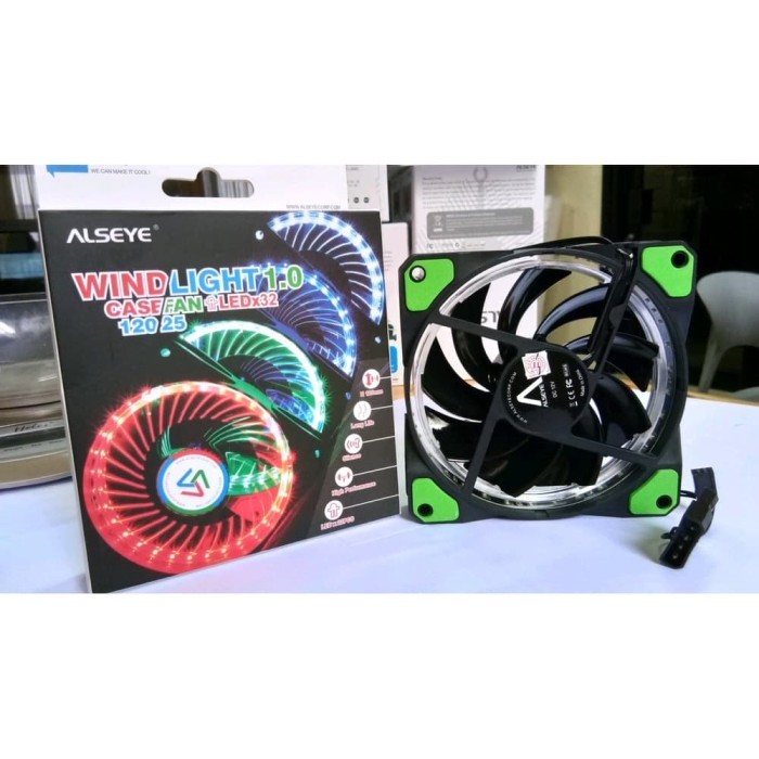 Hộp Quạt Tản Nhiệt Alseye Màu Xanh Lá 12cm | BigBuy360 - bigbuy360.vn