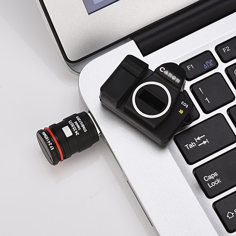 Usb Dung Lượng 128GB Hình Máy Ảnh Hoạt Hình Dễ Thương