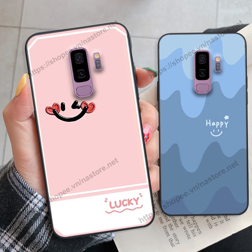 Ốp lưng Samsung S9 / S9 Plus / S9+ mặt cười, họa tiết caro đơn giản đẹp cute
