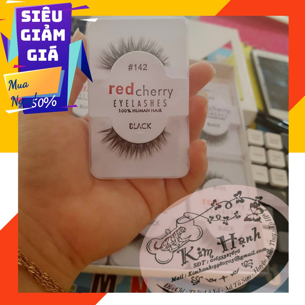 1 CẶP MI GIẢ RED CHERRY EYE LASHES #142