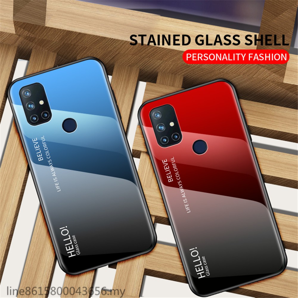 Ốp điện thoại kính cường lực đổi màu theo nhiệt độ cho One Plus Nord N10 5g 1 + Nord N10 Nordn10